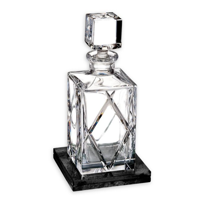 Waterford® Olann Decanter with Marble Coaster Bed Bath & Beyond
