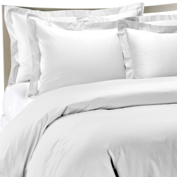 Palais Royale™ Hotel Collection Duvet Cover in White Bed Bath & Beyond