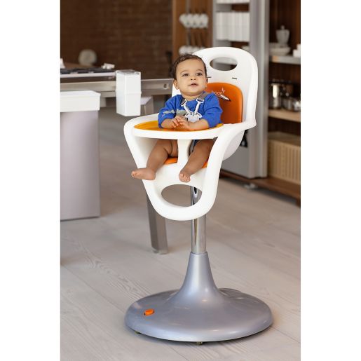 Boon Flair Pneumatic Pedestal High Chair In Orange Bed Bath Beyond