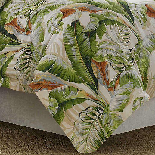 Palmiers Reversible Comforter Set, Tommy Bahama Palmiers Duvet Cover Set