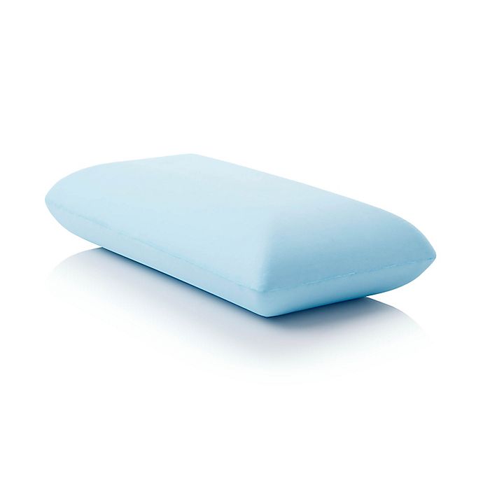 Malouf Z® Gel Foam High Loft Plush Queen Memory Foam Pillow in Blue