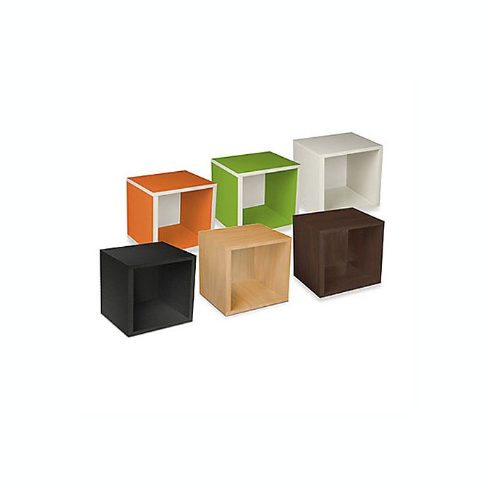 Way Basics Tool-Free Assembly zBoard paperboard Stackable Storage Cube