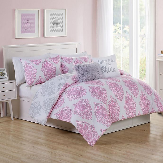 VCNY Home Love the Little Things Reversible Comforter Set