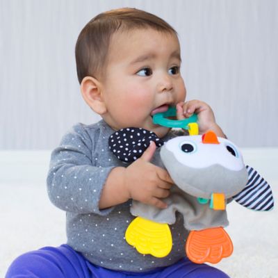 infantino cuddly teether lion