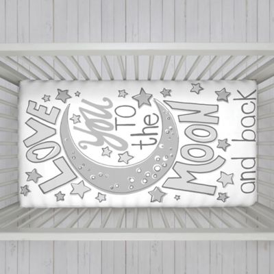 i love you to the moon and back crib bedding
