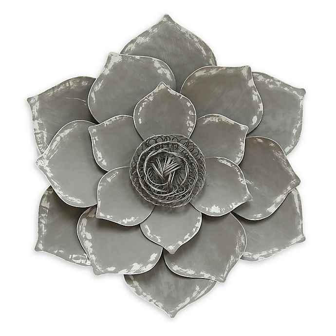 Metal Art Hanging Lotus Flower Home Decor Stainless Steel Flower