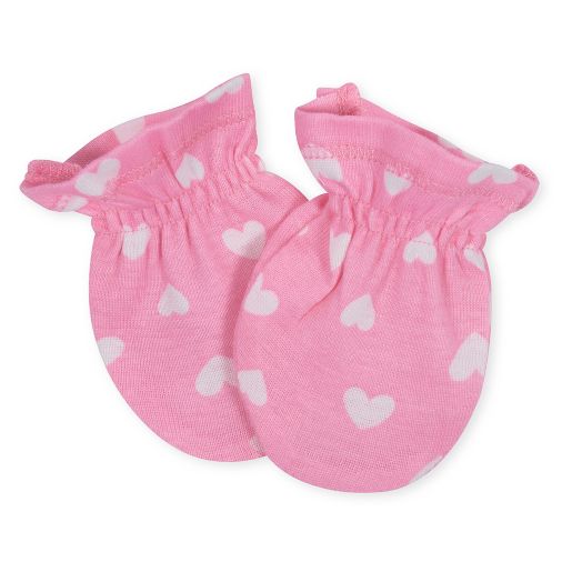 Gerber Size 0 3m 4 Pack Hearts Mittens In Pink Bed Bath Beyond