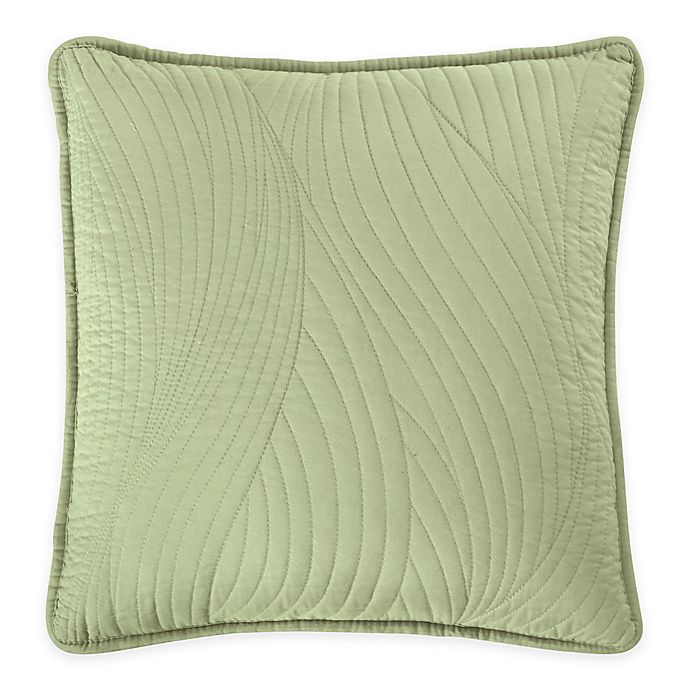 Brielle Stream Embroidered European Pillow Sham
