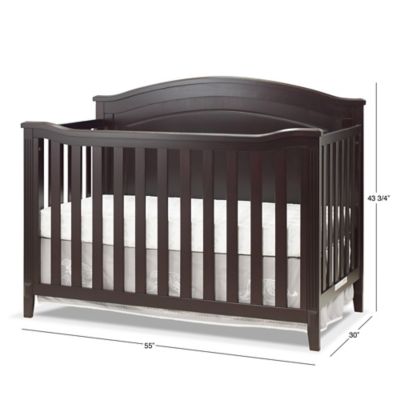 sorelle berkley round top panel crib