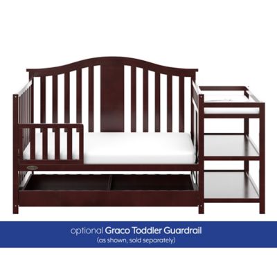 graco solano 4 in 1 convertible crib with drawer espresso