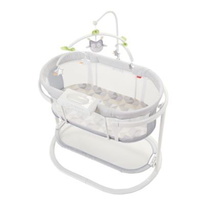 fisher price soothing motions bassinet with smart connect