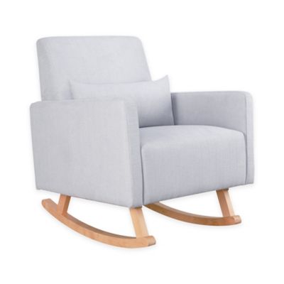 Baby Appleseed Milo Rocker In Light Grey