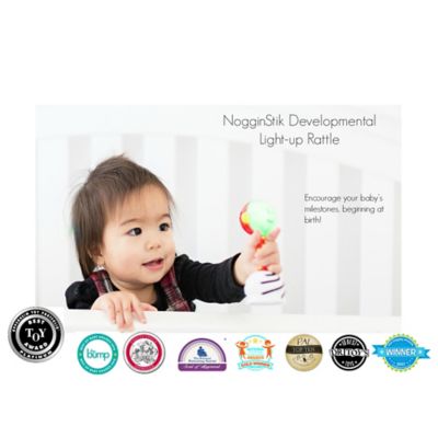 smartnoggin nogginstik developmental rattle