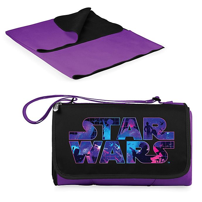 Picnic Time® Star Wars™ Logo Outdoor Picnic Blanket in Purple