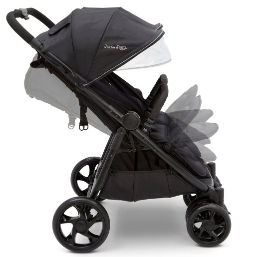 J Is For Jeep Destination Ultralight Double Stroller In Midnight By Delta Children Buybuy Baby