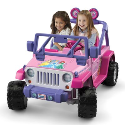 pink jeep ride on toy