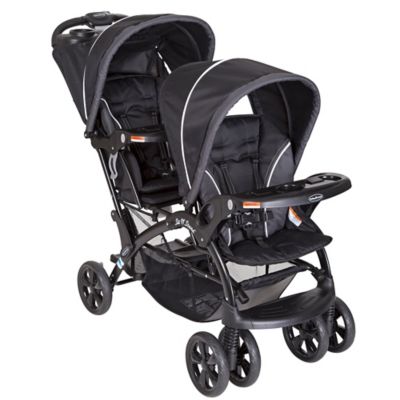 baby trend sit n stand double stroller onyx