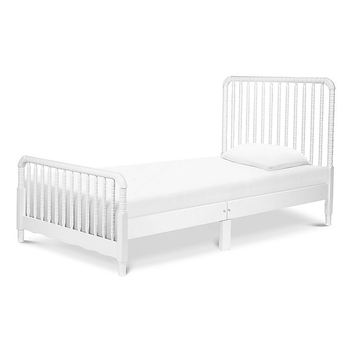 DaVinci Jenny Lind Twin Wooden Platform Bed in White