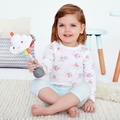 skip hop silver lining cloud rainstick rattle