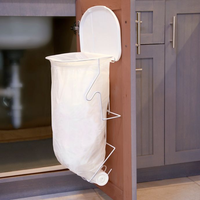 Sanitary Garbage & Trash Holder for Inside Cabinet 