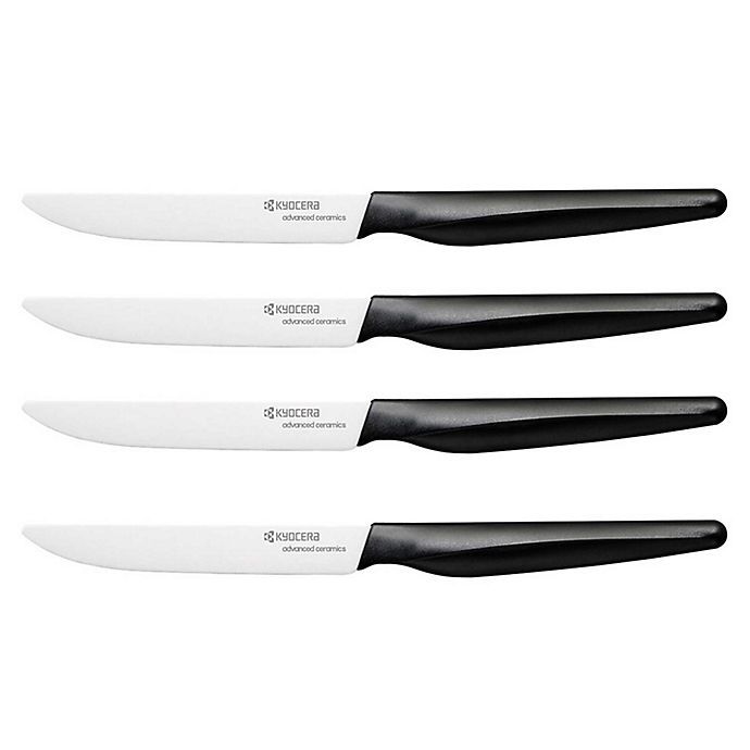 Kyocera Advanced Ceramics 4-Piece Steak Knife Set