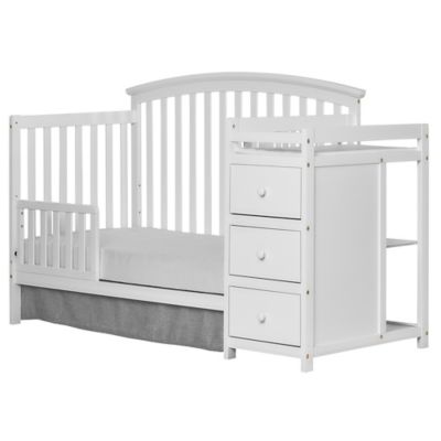 dream on me niko 5 in 1 convertible crib with changer