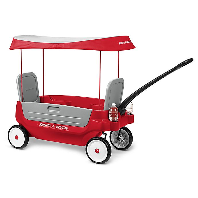Radio Flyer® Deluxe 3-in-1 Grandstand Wagon with Canopy