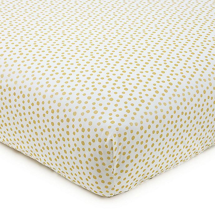 Levtex Baby® Charlotte Fitted Crib Sheet in Gold
