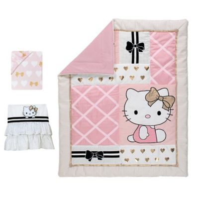 hello kitty crib set