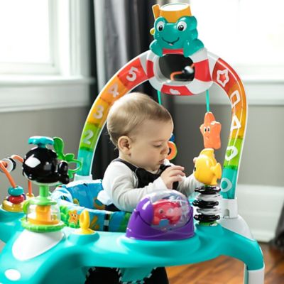 baby einstein 2 in 1 activity gym and saucer