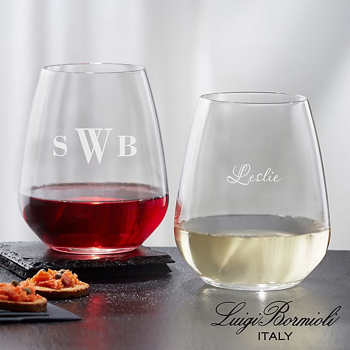 Luigi Bormioli Crescendo SON.hyx® Personalized Stemless Wine Glass