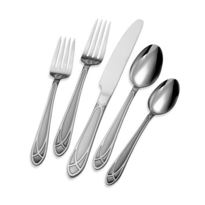 pfaltzgraff everyday mirage frost flatware 45 piece se