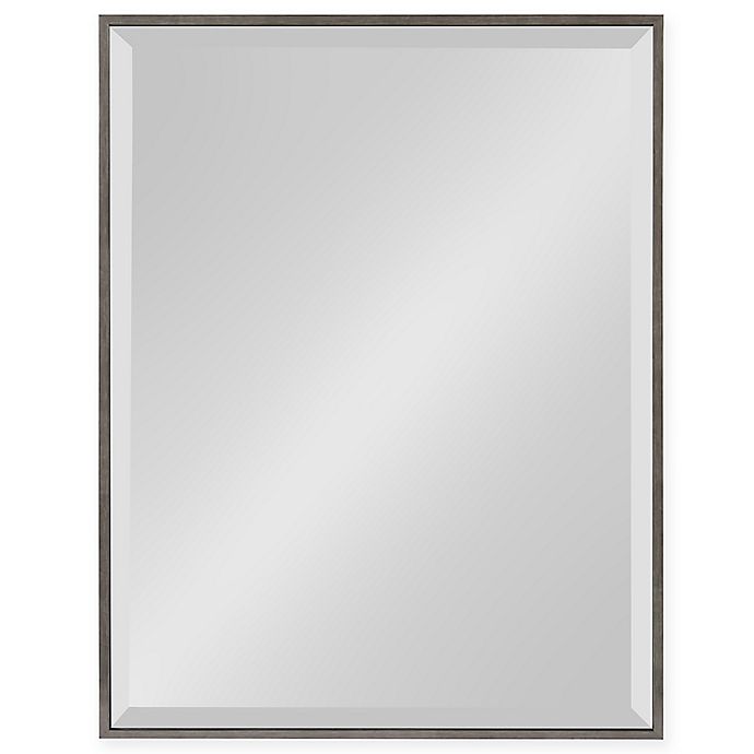 Kate and Laurel Rhodes 25-Inch x 19-Inch Wall Mirror in Silver