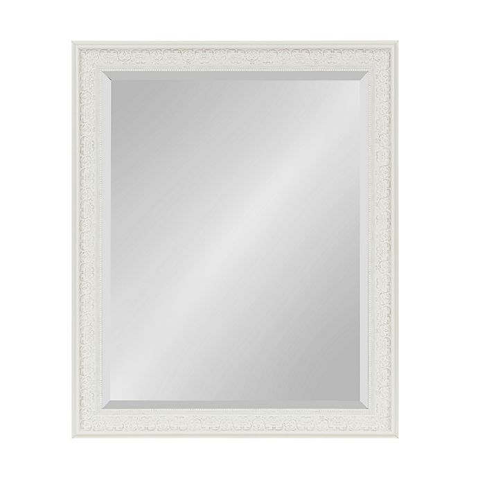 Kate and Laurel Alysia Wall Mirror in White