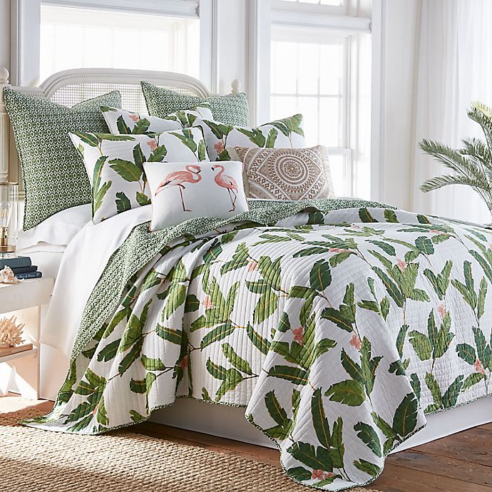 Coastal Living® Luliana 2-Piece Twin Quilt Set in Green