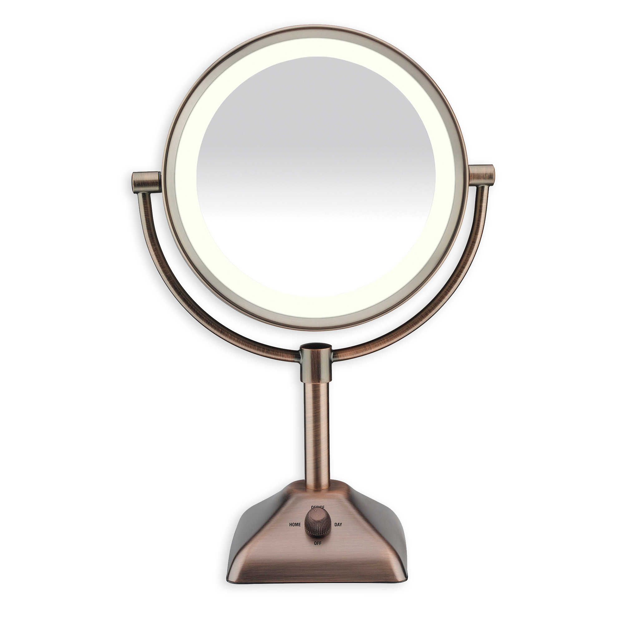 Conair Variable Lighted 1X 10X Mirror in Oil Rubbed Bronze Bed