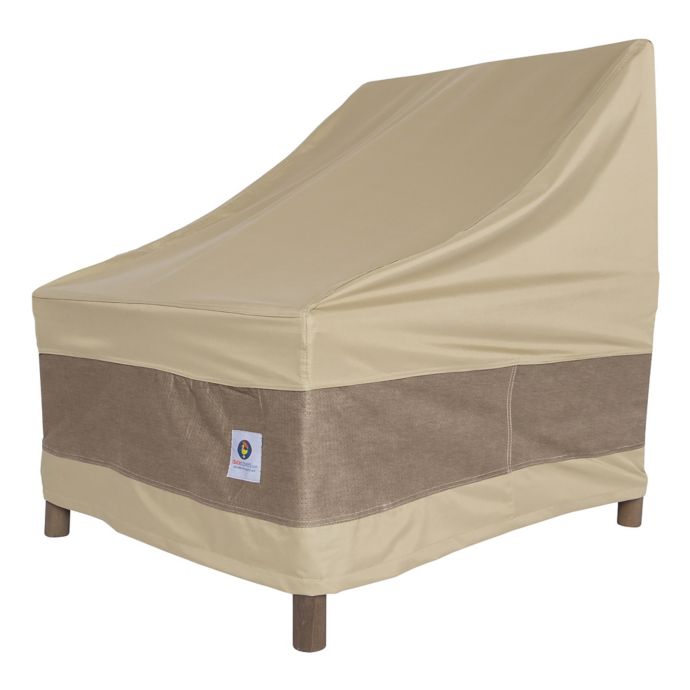 Duck Covers Elegant 28Inch Patio Chair Cover in Coffee Bed Bath & Beyond