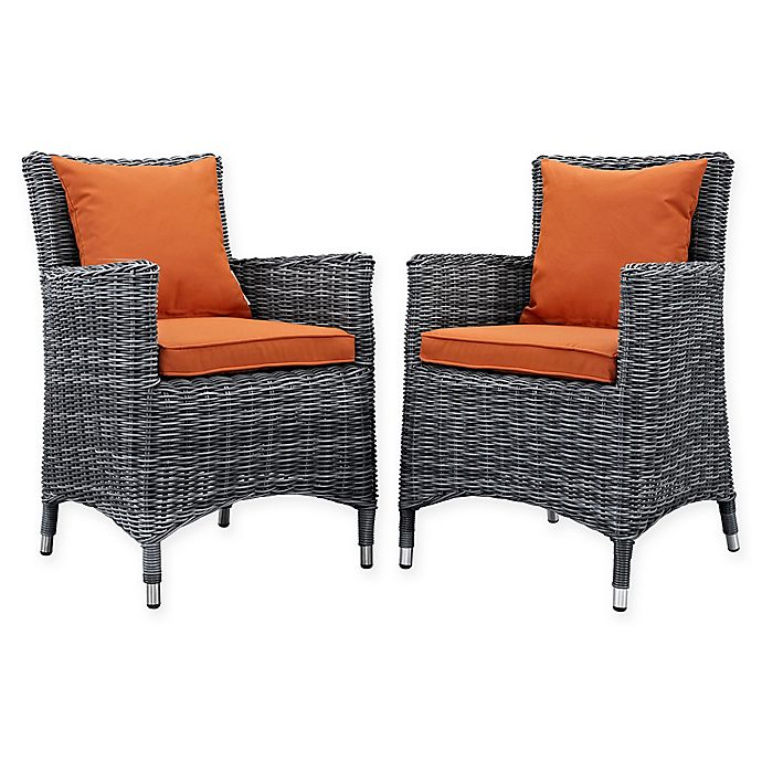 Modway Summon Outdoor Patio Arm Chairs (Set of 2)
