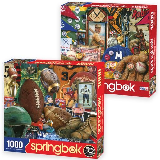 Springbok Vintage Sports 1000 Piece Jigsaw Puzzles Set Of 2 Bed Bath Beyond