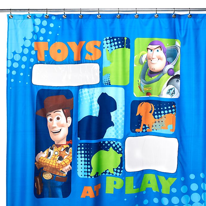 Buzz Lightyear Waterproof Shower Curtain Home Decor Fabric Bath Curtain For Gift 