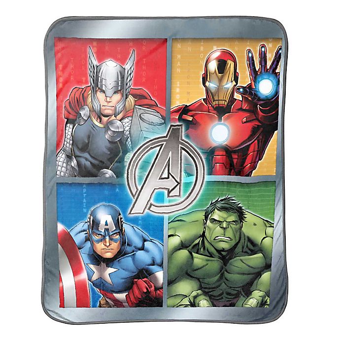 Marvel Captain America Character Pillow & Throw Set NWT New Blanket Avengers 