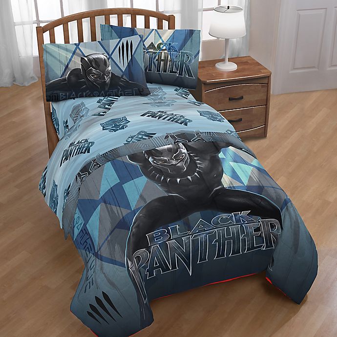 Marvel Black Panther Tribe Reversible, Marvel Twin Bed Set
