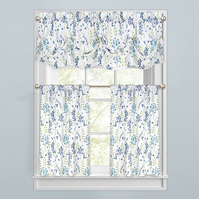 Meadow Blooms Window Curtain Tiers and Valance