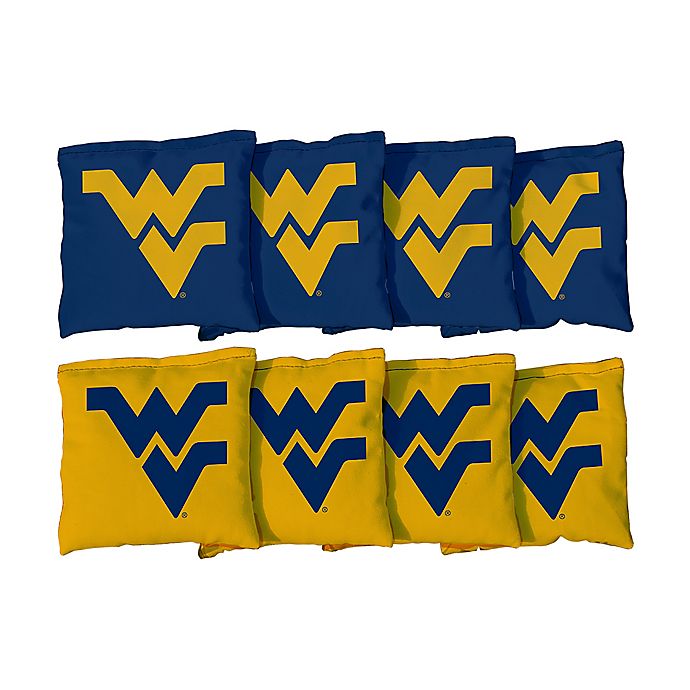 University of WEST VIRGINIA MOUNTAINEERS 8 Cornhole Bean Bags ACA Regulation 