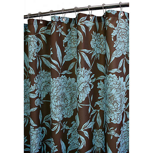 72 Watershed Shower Curtain Bed Bath, Aqua And Brown Shower Curtain