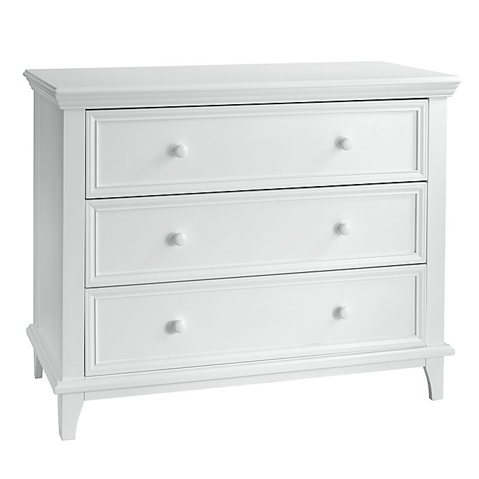 Contours® 3-Drawer Dresser in White