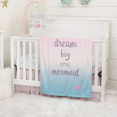 mermaid crib sheet