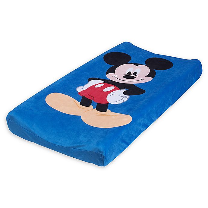 Disney® Mickey Mouse Super Soft Changing Pad Cover in Blue