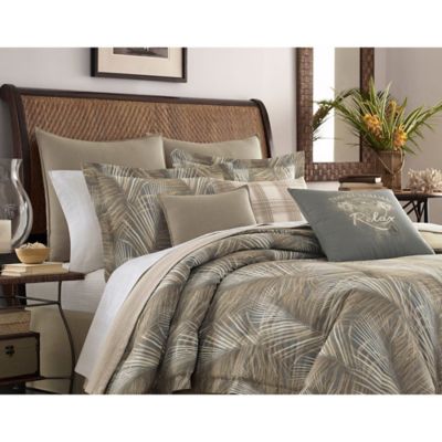 tommy bahama raffia palms king comforter set