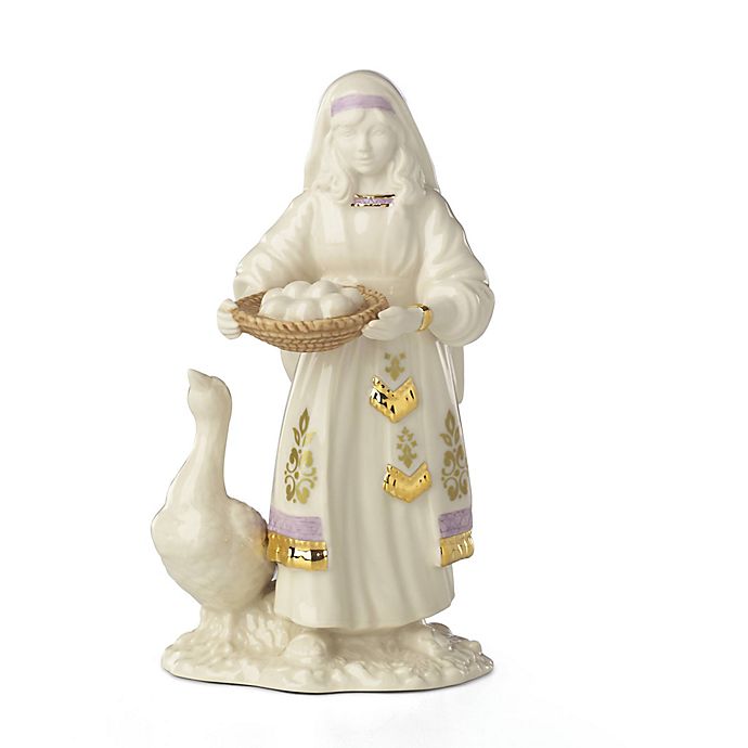 Lenox First Blessing Rooster and Chickens Figurine